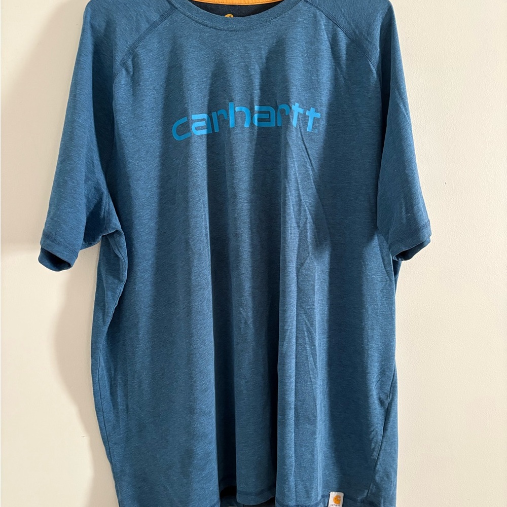Carhartt Men's Teal Short Sleeve Tee
